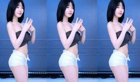 《BJ果汁超清热舞性感锁骨,高挑身材》