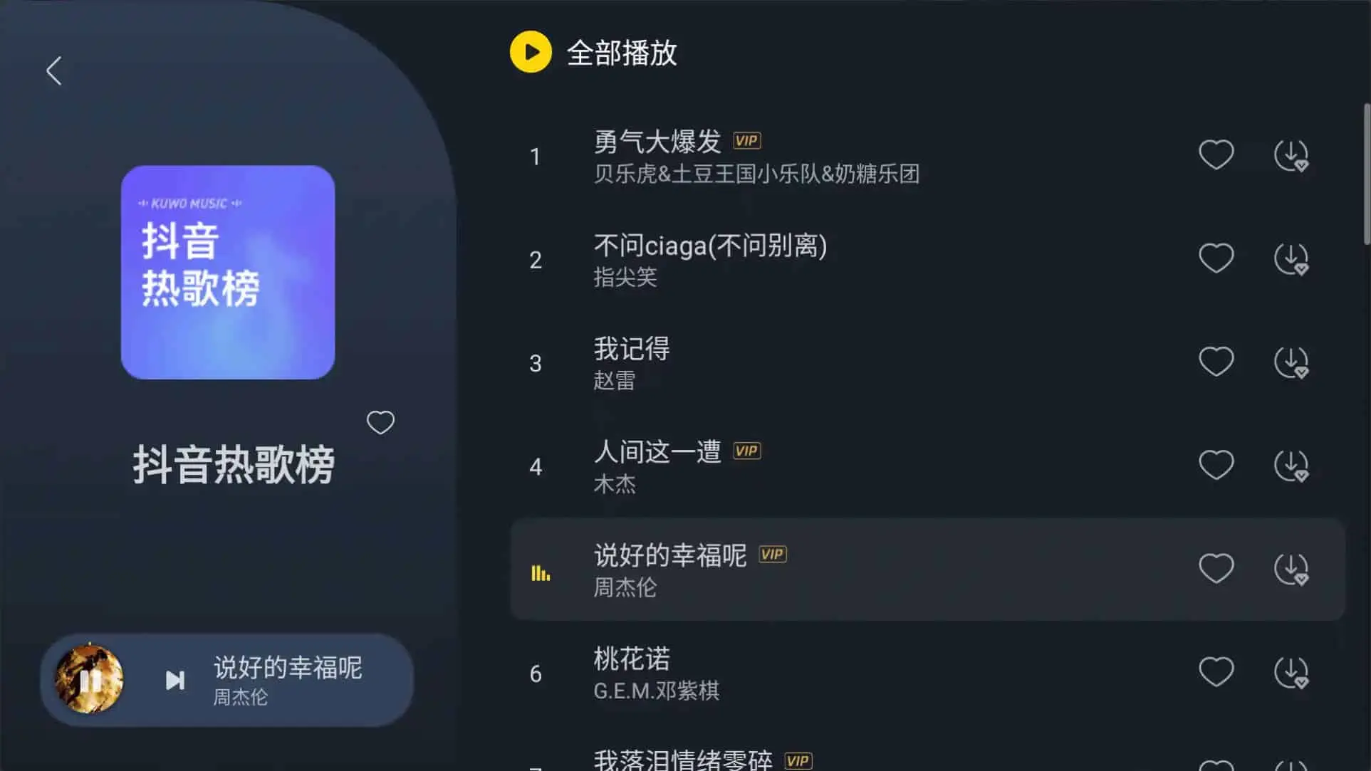 酷我音乐车机版 v7.5.9.21 破解永久VIP版 第3张